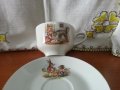 Стар български порцелан детски комплект за хранене , снимка 1 - Антикварни и старинни предмети - 41620419