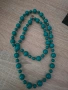 Старо Колие от мъниста в тюркоазено Зелен цвят, снимка 2
