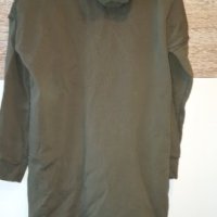 торбест милитъри ззелен суичър рокля авангардна кройка, памучен дълъг ХХЛ , снимка 5 - Суичъри - 40500595