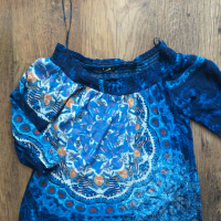 desigual - страхотна дамска блуза КАТО НОВА, снимка 5 - Блузи с дълъг ръкав и пуловери - 36357959