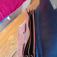 Стара кожена чанта #5, снимка 7 - Антикварни и старинни предмети - 34518299