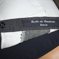 Ecole de couture L-Ефектна пола стил пачуърк в черно и бяло , снимка 8 - Поли - 41900045