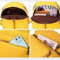 Дамска чанта - раница Yellow Ladybug , снимка 8 - Раници - 39218613