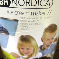 Уред за домашен сладолед OBH Nordica, снимка 7 - Други - 41737766