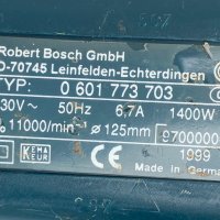 BOSCH GBR 14 CA - Машина за шлайфане на бетон 1400W, снимка 6 - Други инструменти - 40954346
