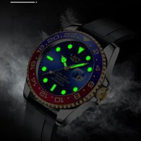 LIGE спортен,моден кварцов часовниk модел 2023,водоусточив,дата,въртящ се безел, уникален дизайн , снимка 11 - Мъжки - 41559068