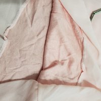 Нежен розов топ блузка, снимка 4 - Корсети, бюстиета, топове - 34443317