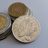 Mонета - Сингапур - 50 цента | 1967г., снимка 2 - Нумизматика и бонистика - 35846848