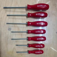 Wiha - TORX - Made in West Germany - 7 броя Отверки/ПРОФЕСИОНАЛНИ / VAN-MOLYBDÄN / ВИСОКОКАЧЕСТВЕННИ, снимка 1 - Клещи - 41095944