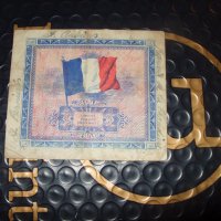 Франция 5  франка Съюзническа военна валута 1944, снимка 2 - Нумизматика и бонистика - 41202155