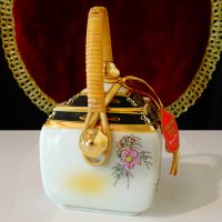 Неотварян съд японски порцелан Eiwa Kinsei с чай Meinl. , снимка 4 - Антикварни и старинни предмети - 42504470