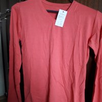 Дамска блуза дълъг ръкав шпиц деколте, нова, снимка 3 - Блузи с дълъг ръкав и пуловери - 41862187
