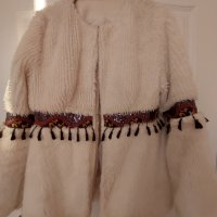 Дамско пухено палто, снимка 2 - Палта, манта - 41983334