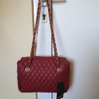 Дамска чанта в цвят бордо, снимка 3 - Чанти - 34440112
