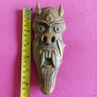 Африканска дървена маска , снимка 1 - Статуетки - 41405905