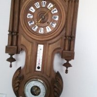 Френски стенен часовник, снимка 1 - Антикварни и старинни предмети - 40957938
