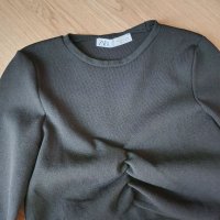 Къса блуза ZARA, снимка 2 - Блузи с дълъг ръкав и пуловери - 41550733
