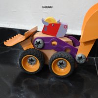 Играчка багер Djeco, снимка 1 - Коли, камиони, мотори, писти - 41739670
