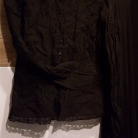 готик романтик вампир Дракула риза с висока дантелена яка H&M, снимка 12 - Ризи - 35800643