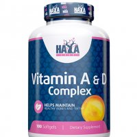HAYA LABS Vitamin A & D Complex / 100 Soft, снимка 1 - Хранителни добавки - 23106917