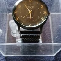 Мъжки часовник със магнитна веришка , снимка 3 - Мъжки - 42012807
