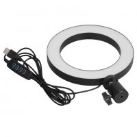 USB Ринг лампа със статив Мини / 16см / 48 LED диода, снимка 2 - Селфи стикове, аксесоари - 34639697