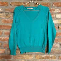 Блуза Zara в зелено М размер, снимка 1 - Блузи с дълъг ръкав и пуловери - 34262780