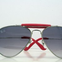 Слънчеви очила Ray-Ban AVIATOR CRAFT RB3422Q- silver/red, снимка 4 - Слънчеви и диоптрични очила - 41024742