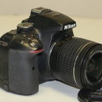 Фотоапарат Nikon D5300 с обектив Nikkor AF-P 18-55 VR, снимка 2 - Фотоапарати - 40450300