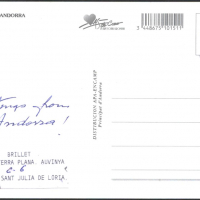 Пощенска картичка Андора страната на Пиренеите, снимка 2 - Филателия - 36202800