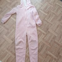 Пухено гащеризонче розово зайченце 🌸, снимка 2 - Детски пижами - 42418723