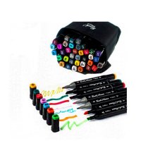 Комплект маркери за рисуване, оцветяване, Двустранни, 36бр, снимка 1 - Образователни игри - 41866299