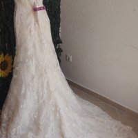 луксозна сватбена булчинска рокля, снимка 7 - Сватбени рокли - 41066219
