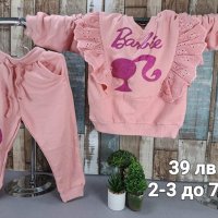 🌈 Детски дрехи за момиче Барби, снимка 8 - Детски комплекти - 41970312