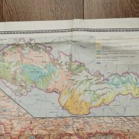 карта на Чехословакия, снимка 4 - Енциклопедии, справочници - 35857573