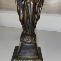 Метална статуетка на Исус Христос изкупителят, снимка 4 - Антикварни и старинни предмети - 44649670