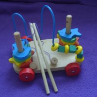 Дървена играчка- метод Монтесори, снимка 1 - Образователни игри - 41158907