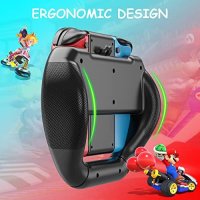 Нов Комлект Mooroer състезателен волан съвместим с Nintendo Switch/Switch OLED Joy/Деца Игра, снимка 7 - Други игри - 41261027