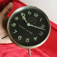 Рядък Стар Голям Английски Часовник , Будилник Foreign, снимка 7 - Антикварни и старинни предмети - 41594719