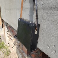 Стара кожена чанта,калъф, снимка 3 - Други ценни предмети - 40876462