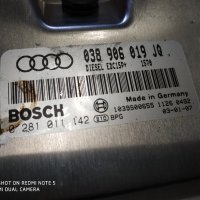 ECU Audi A4 B6 038906019JQ ,038 906 019 JQ, 0281011142 0 281 011 142 , EDC15P+ , 1039S00655 компютър, снимка 3 - Части - 41442943