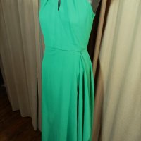 Ефирна рокля в зелено, снимка 4 - Рокли - 44297628