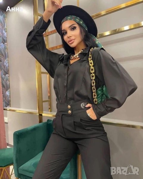 Риза с обемен ръкав, снимка 1