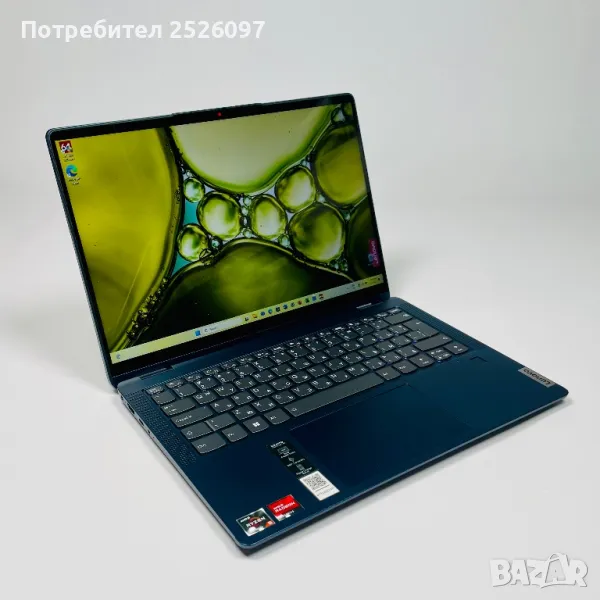Lenovo Flex 5/14” WUXGA Touch/Ryzen 5 7530U 16MB/16GB/512GB/Гаранция, снимка 1