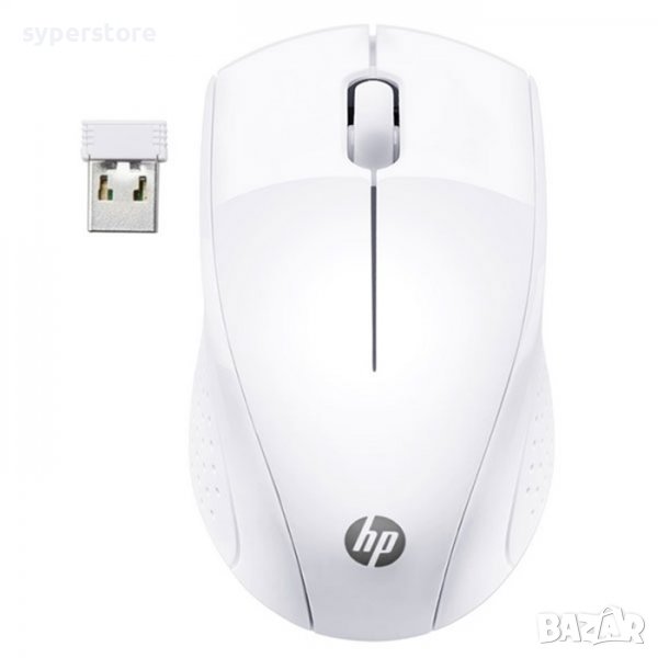 Мишка Безжична HP 220 White, SS300706, снимка 1