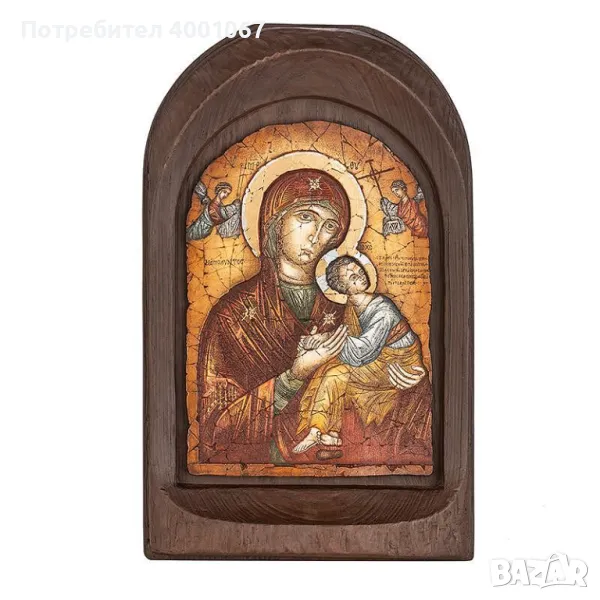 дървена гръцка икона , снимка 1