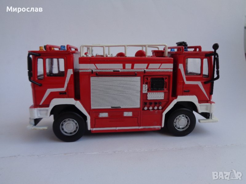 DEL PRADO 1/64 MAN Janus 4000 ПОЖАРНА КОЛИЧКА КАМИОН МОДЕЛ, снимка 1