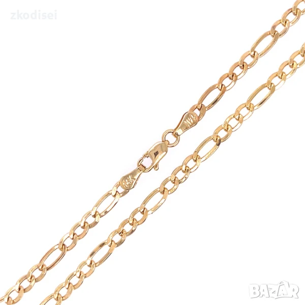 Златен синджир 4,71гр. 58,0см. 14кр. проба:585 модел:32127-3, снимка 1