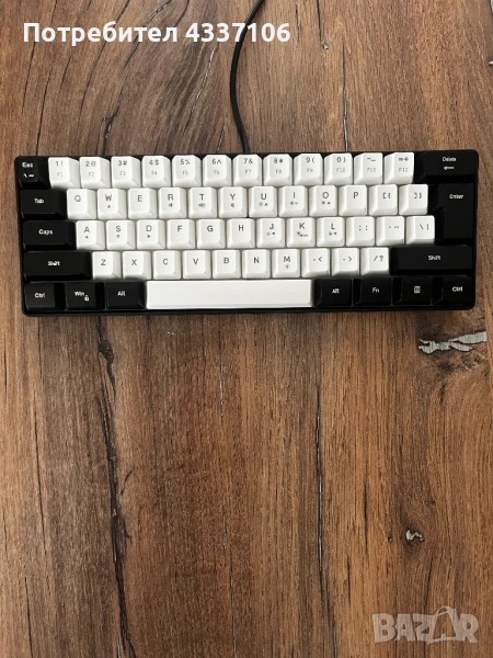 Геймърска клавиатура RGB, 61 клавиша, жична, РС/Мас, снимка 1