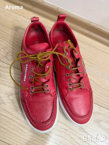 Мъжки обувки Dsquared червени 42 номер , снимка 1